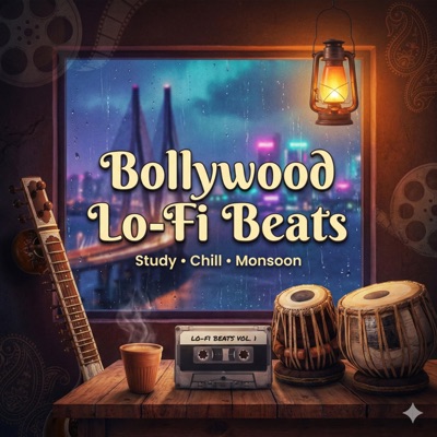 Midnight Chai Bollywood Lofi Sessions (Hindi Instrumental Chillhop for Study, Focus & Coding)