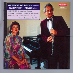 Schubert, Weber & Schumann: Works for Piano and Clarinet