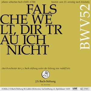 Falsche Welt, dir trau ich nicht, BWV 52: IV. Rezitativ - Gott ist getreu (Rudolf Lutz Presents Orchester der J.S. Bach-Stiftung & Miriam Feuersinger) [Live]