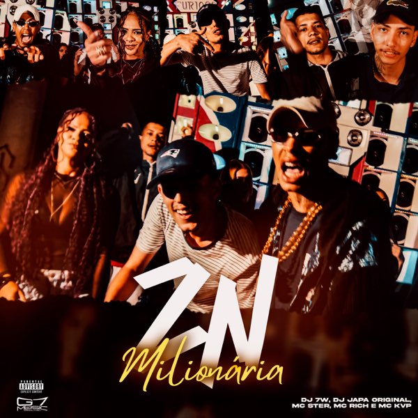 Zn Milionária (feat. MC Rich & Mc Ster) — música de MC KVP, Dj 7w