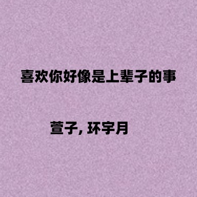 喜欢你好像是上辈子的事 - Single
