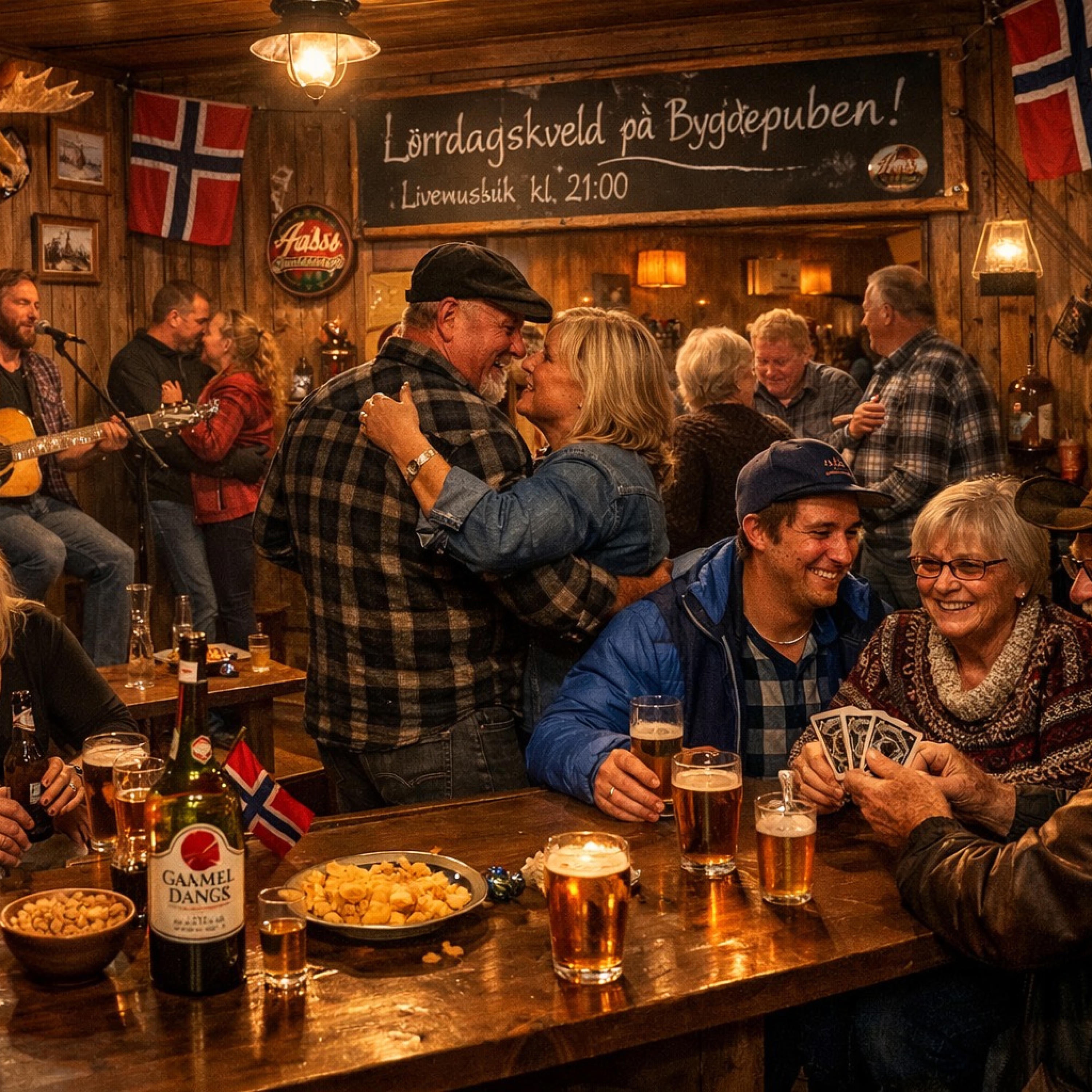 Lørdagskveld på bygdepubben - Single