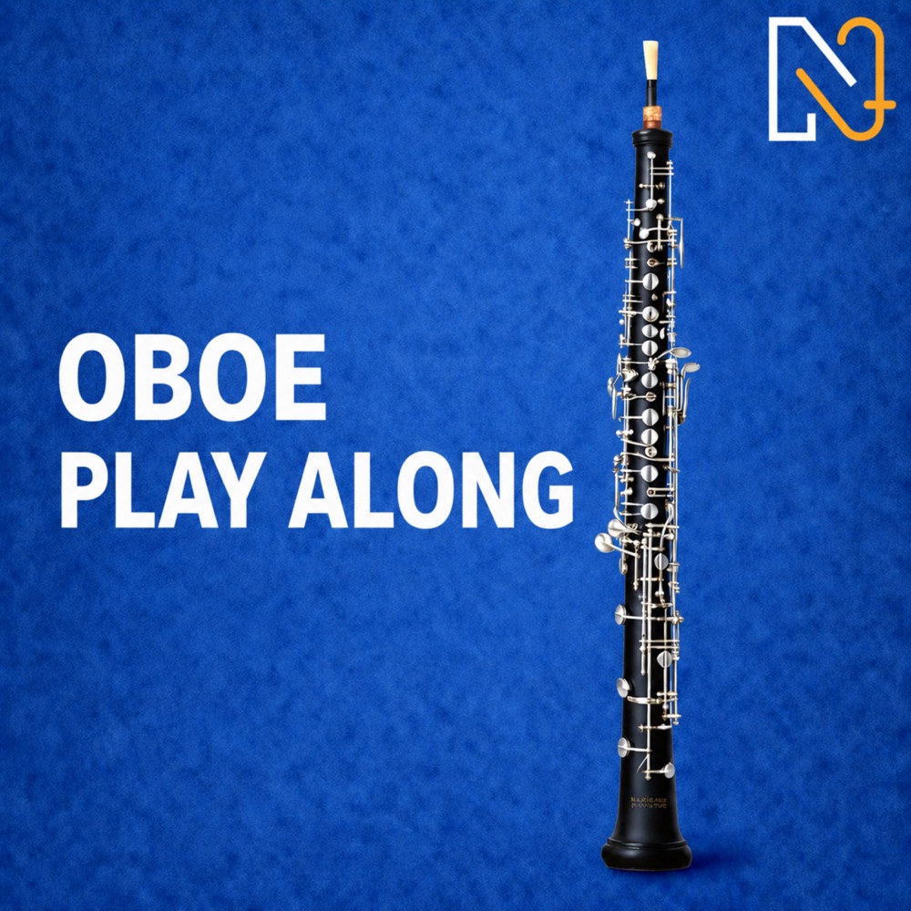 Обложка альбома «Albinoni: Oboe Concerto in D minor, No.2 Op.9 (Backing Track)» — Arnaud Guittet & Violaine Cochard