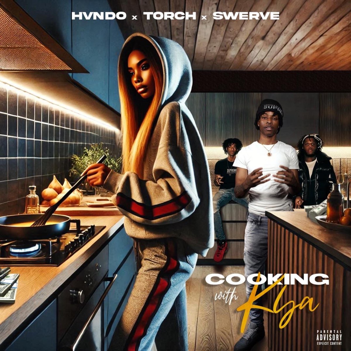 Cooking with Kya Single Album by Hvndo, Torchhh & Lil Swerv