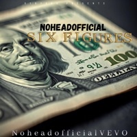 Album cover for Noheadofficial Rich Millionaire SIX FIGURES - Single by Noheadofficial futuring Rvssian
