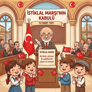 İstiklal Marşı'nın Kabulü - AI Kids Tune