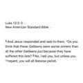 Repent or Perish