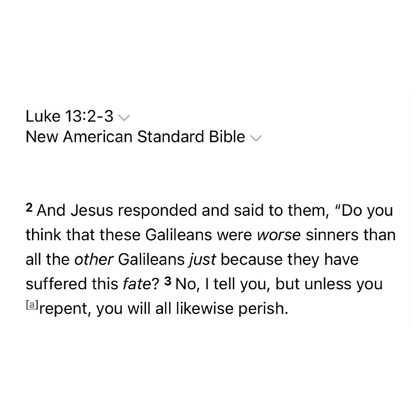 Repent or Perish