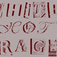 Album cover for WHITE HOT RAGE - Single by K!NA
