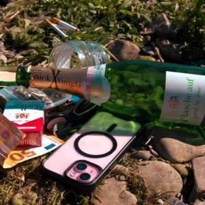 Flasche auf