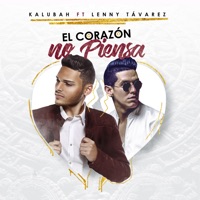Album cover for El Corazón No Piensa (feat. Lenny Tavárez) by Kalubah