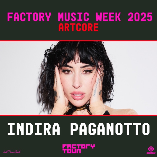Indira Paganotto at Factory Town 2025: Space Park Stage (DJ