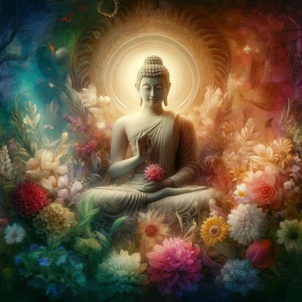 Méditation de Bouddha: Magnifique lac de lotus, Flûte spirituelle, Musique relaxante pour la méditation, Zen