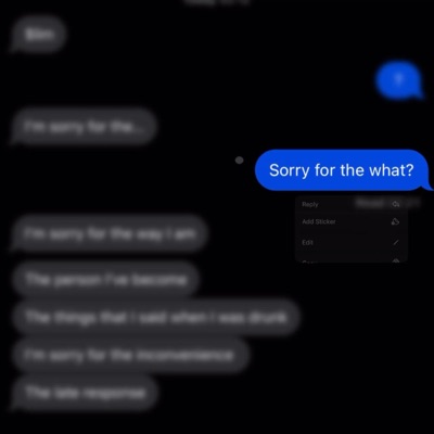 Sorry For The What?
