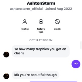 POPPED OUT Ashton Storm