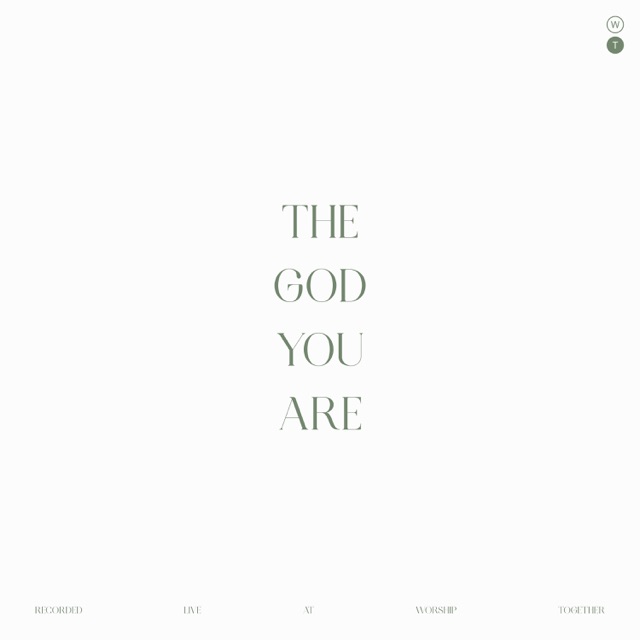 The God You Are (Live) - Single