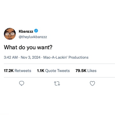 What do you want? (feat. Kbanzzz) - Single