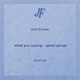 What You Saying Speed Garage Single