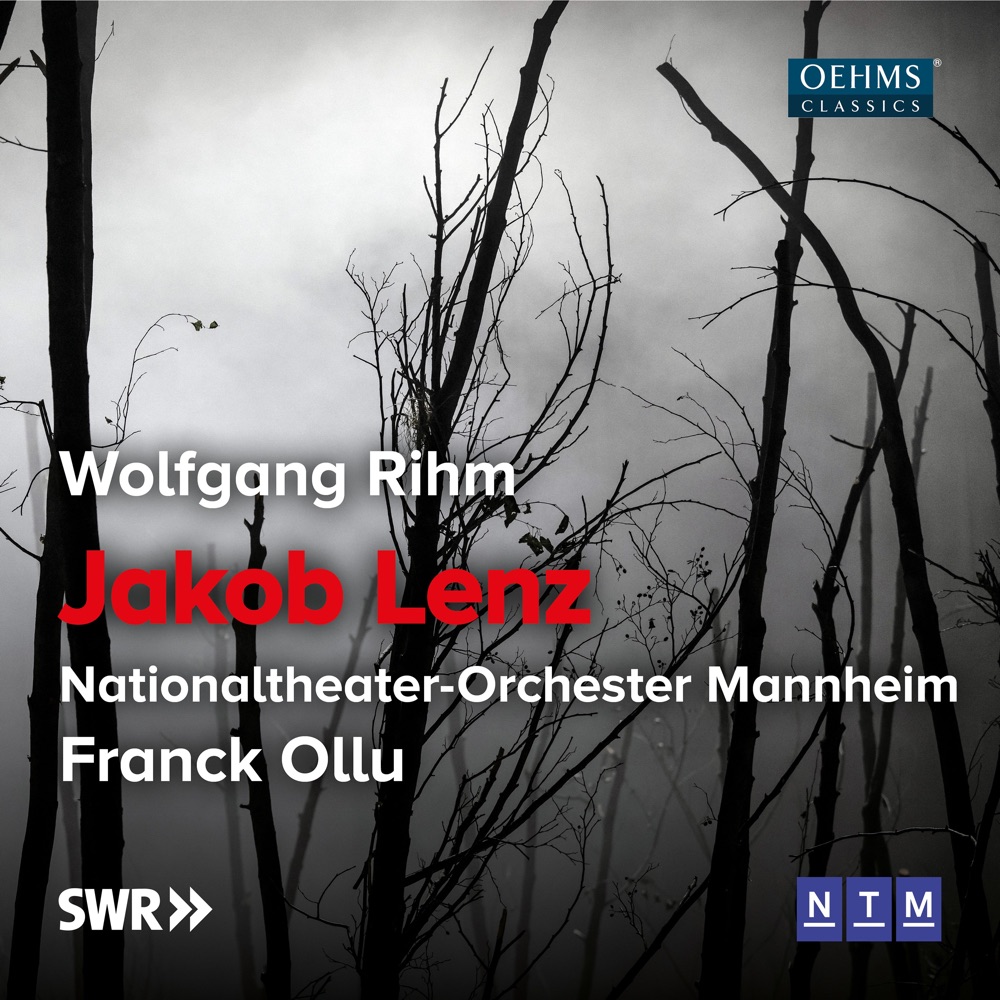 Обложка альбома «Rihm: Jakob Lenz» — Nationaltheater-Orchester Mannheim, Franck Ollu, Joachim Goltz, Patrick Zielke & Raphael Wittmer