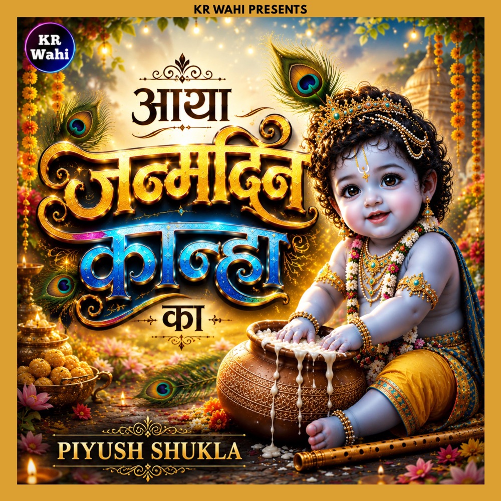 Обложка альбома «Aaya Janamdin Kanha Ka (feat. Piyush Shukla) - Single» — Kr Wahi