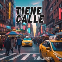 Album cover for tiene calle - Single by trashito24