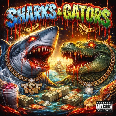 SHARKS & GATORS (feat. EMoney_3600 & Bankroll Jefe) - Single