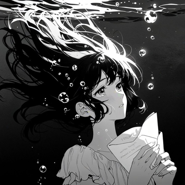 written thoughts drowned in the ocean (ambient version) - Single