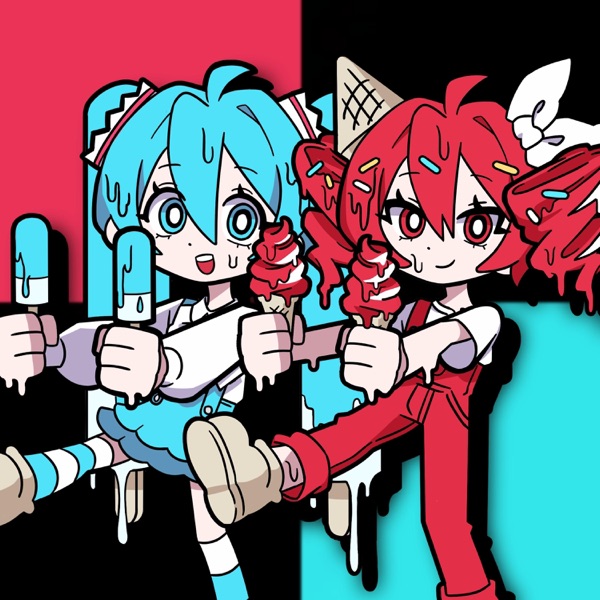 Melt ice cream (feat. Hatsune Miku, Kasane Teto) - Single artwork