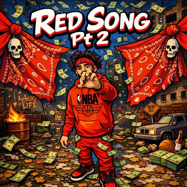 Cover of Red Song Pt. 2 (feat. Luchy Val) - Single