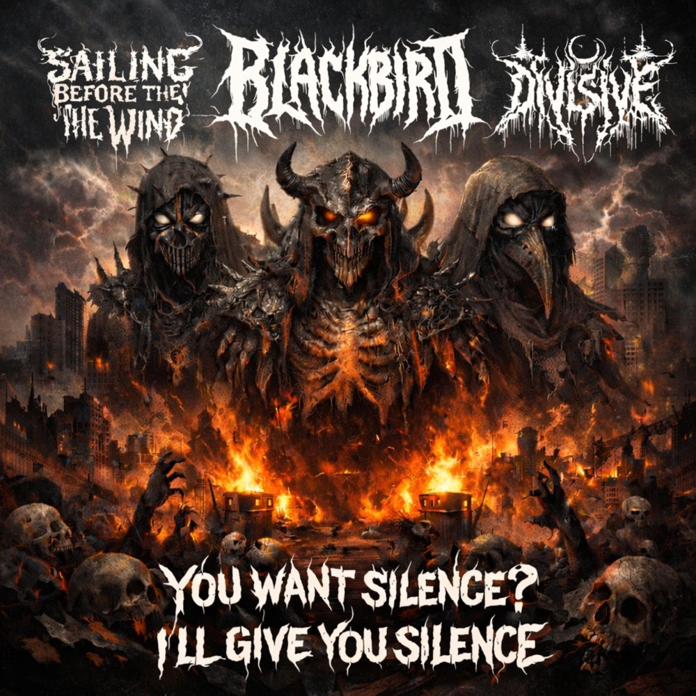 Обложка альбома «You Want Silence? I'll Give You Silence (feat. Divisive & Sailing Before The Wind) - Single» — Blackbird