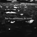 Sur les morceaux de verre