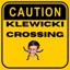 Caution: Klewicki Crossing