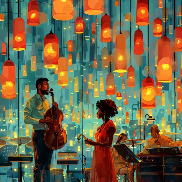 Espresso Escapade: Jazz Jaunt Through the City