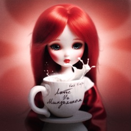 Латте на миндальном Катя берг