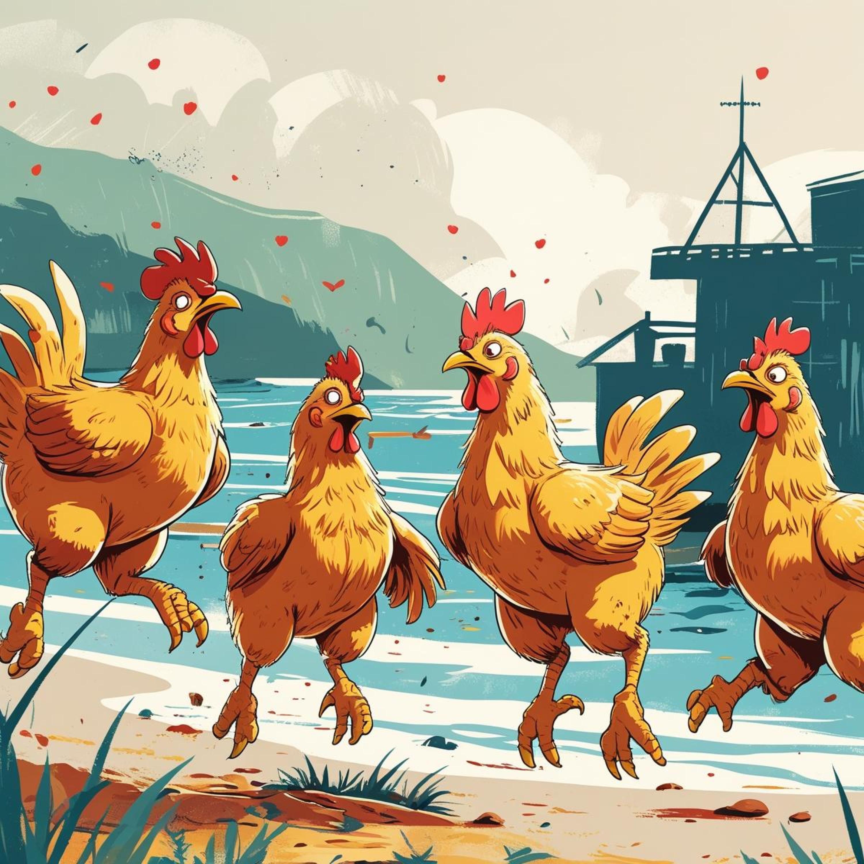 Caffeinated Chickens - Single