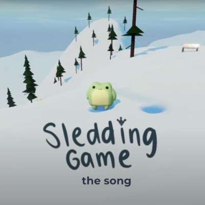 the sledding frog - Single