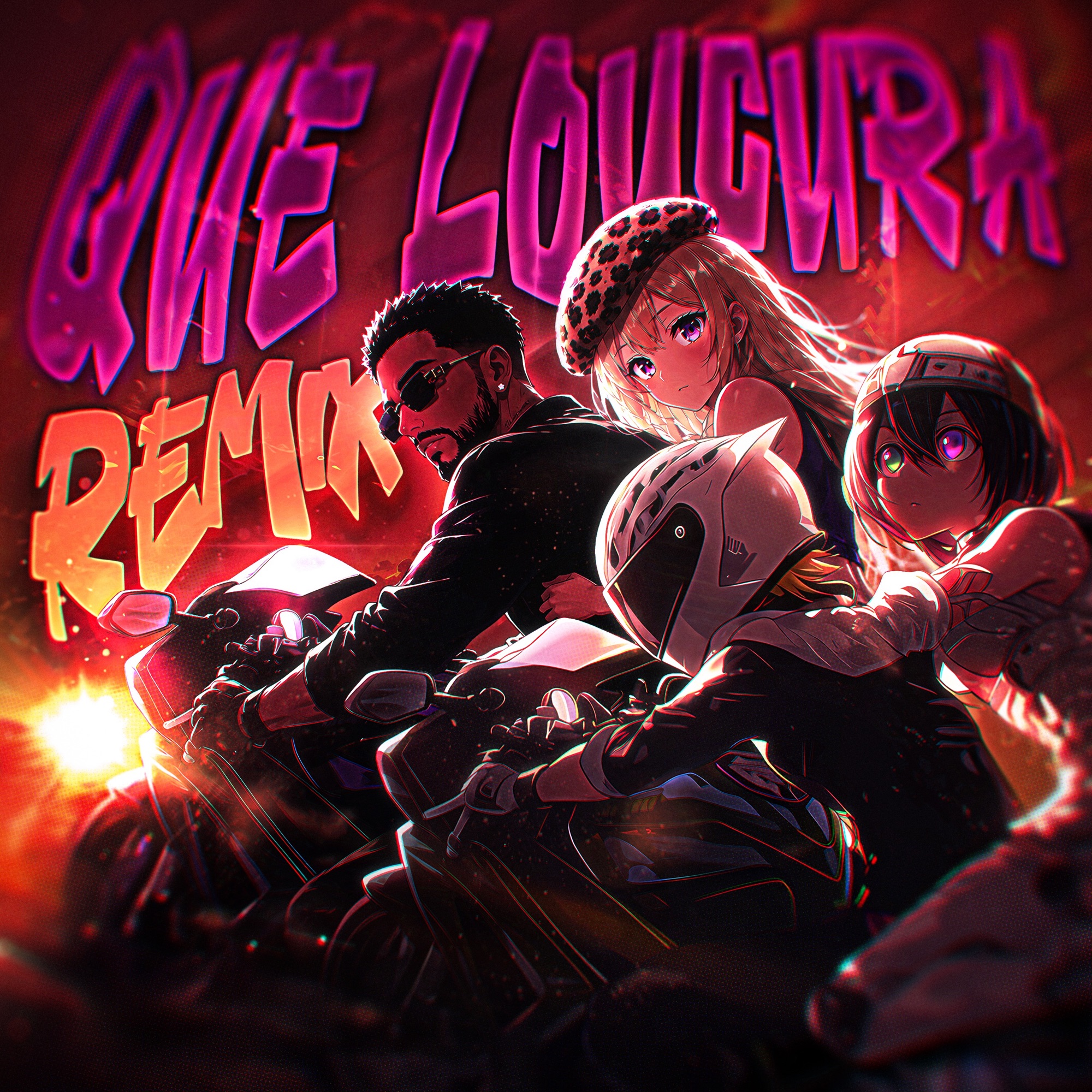 DJ EXE, Cacau Chuu, Luísa Sonza & Ryan Castro – QUE LOUCURA (Remix) – Single Cover