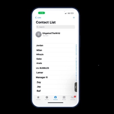 Contact List - Single