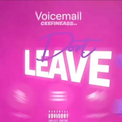 Poslechněte si Don't Leave - Single od interpreta CeeFineAss
