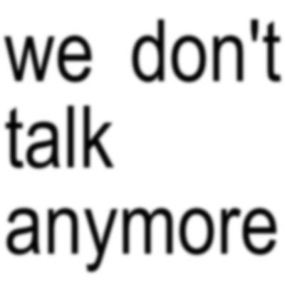 we should talk more - Single