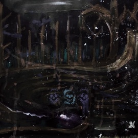 Relicborne Split Figure, Timos & COLOURD NOYZ