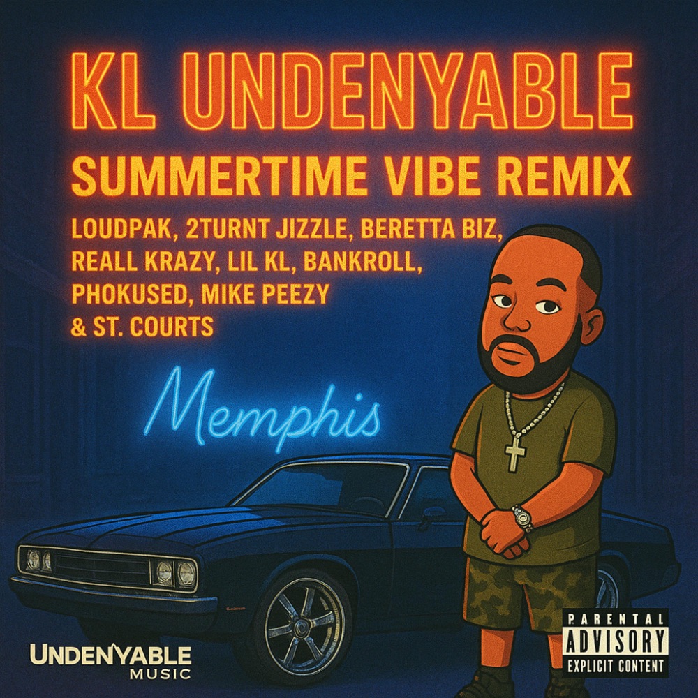 Обложка альбома «Summertime Vibe Remix (feat. LoudPak, 2Turnt Jizzle, Beretta Biz, DJ Reall Krazy, N.O.T. Vyn, Bankroll, Phokused, Mike Peezy & St.Courts) - Single» — KL