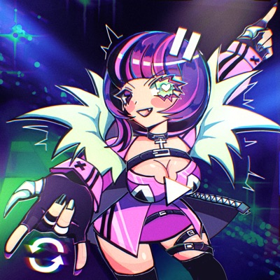 Energetic Girl Party Hard