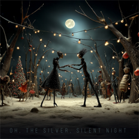 Oh, the Silver Silent Night - Kelly Boesch Cover Art