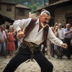 Abhazian Lezginka Dance Georgian Traditional - Single