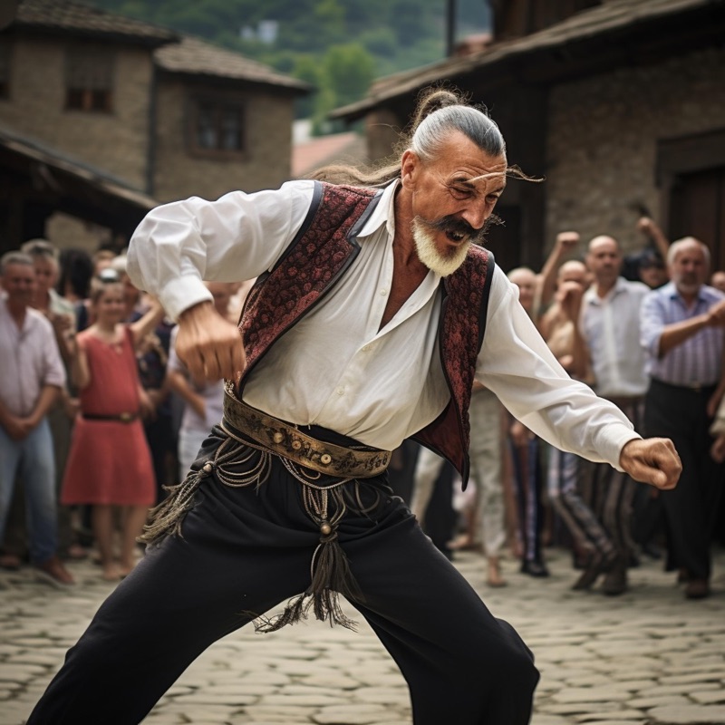 Abhazian Lezginka Dance Georgian Traditional - Single