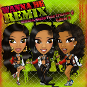 Wanna Be (Sped Up Remix) - GloRilla, Megan Thee Stallion &amp; Cardi B Cover Art