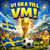 VI ÄR GUL OCH BLÅ (Sweden World Cup Song)
