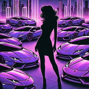 Lila Lamborghini