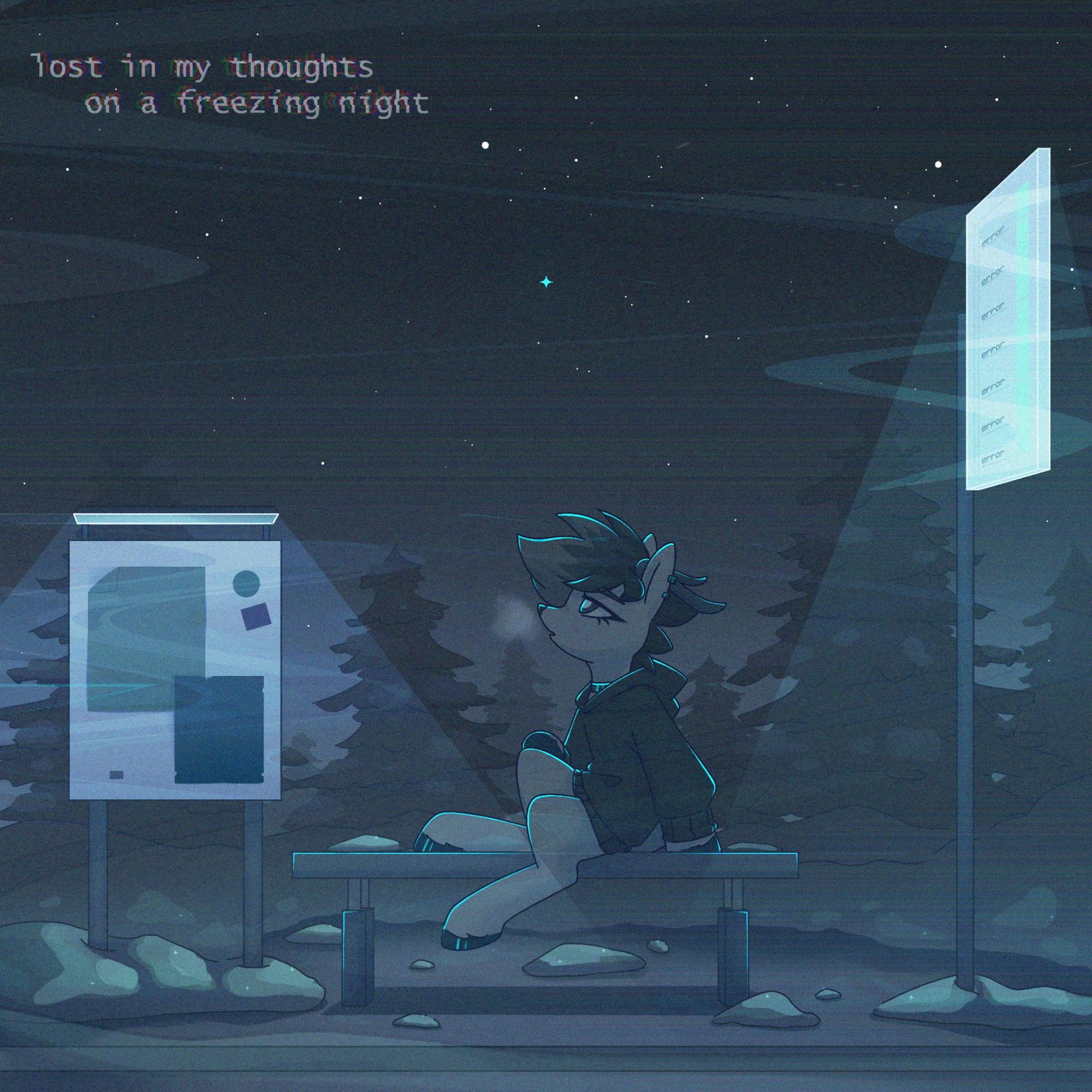 Lost In My Thoughts On a Freezing Night